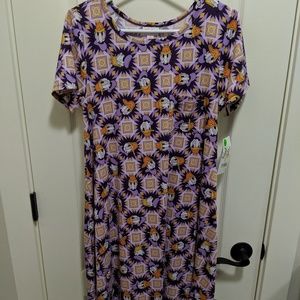 NWT Lularoe Disney Donald Duck Carly Size Small